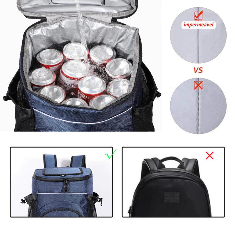 Mochila COOLER à Prova D'água 33L - Thermal Bag® - Santa Cruz